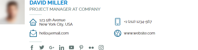 Email Signature Layout 08