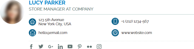 Email Signature Layout 09