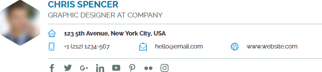 Email Signature Layout 10