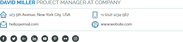 Email Signature Layout 15