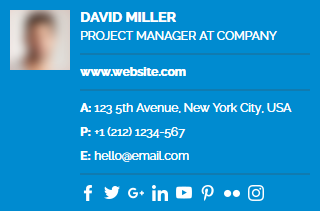 Email Signature Layout 16