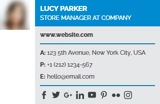 Email Signature Layout 17