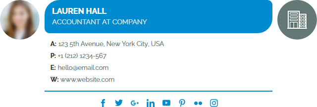 Email Signature Layout 19