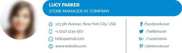 Email Signature Layout 21