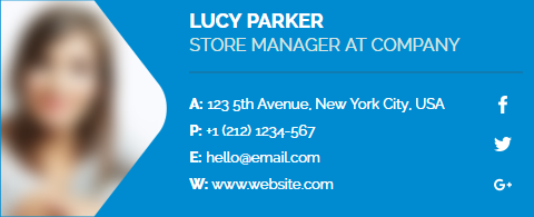 Email Signature Layout 26