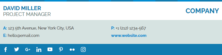 Email Signature Layout 29