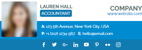 Email Signature Layout 32