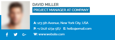 Email Signature Layout 33