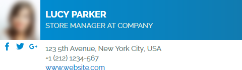 Email Signature Layout 42