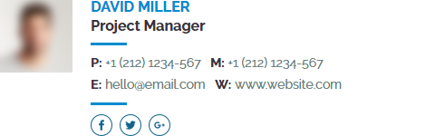 Email Signature Layout 46